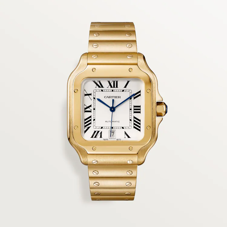 62EC001C-6CF1-501E-704B-F2F4600F4EDC CARTIER SANTOS Gold 35mm - Image 1