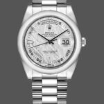 Rolex Day-Date 118209 Meteorite Grey Dial 36mm Unisex Replica Watch