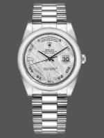 Rolex Day-Date 118209 Meteorite Grey Dial 36mm Unisex Replica Watch