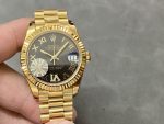 Rolex Datejust 31mm Yellow Gold M278278 0032 Dark Grey Roman VI President - Image 3