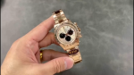 Rolex Cosmograph Daytona 126505 0003 Oyster Bracelet Rose Champagne Dial 40mm Mens Replica Watch - Image 2