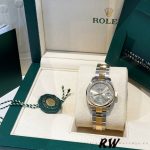 Rolex Datejust 279163 Champagne Roman Numeral Dial Domed Bezel 28mm Lady Replica Watch - Image 6