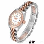Rolex Datejust 179171 White Roman Numeral Dial Fluted Bezel 26MM Lady Replica Watch - Image 3