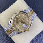 Rolex Datejust 36 126233 0045 Champagne Fluted Motif Diamond Dial - Image 5