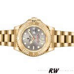 Rolex Yacht-Master 169628 Yellow Gold Grey Dial 29MM Lady Replica Watch - Image 4