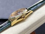 Rolex Day Date 36 Yellow Gold Champagne Dial 118138 0125 Green Strap - Image 8