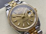 Rolex Datejust 36mm Stainless Steel and Yellow Gold 126283RBR Champagne Index Jubilee - Image 3