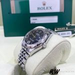Rolex Datejust 178344 Stainless Steel Blue Dial Diamonds 31MM Lady Replica Watch - Image 2