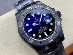 Rolex Submariner Diw 116610 PVD-DLC Stainless Steel Carbon Fiber Bezel Blue Dial - Image 4