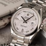 Rolex Day Date 118206 Meteorite Grey Dial 36mm Unisex Replica Watch - Image 2