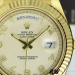 Rolex Day-Date 218238 Ivory Dial Yellow Gold 41MM Mens Replica Watch - Image 2
