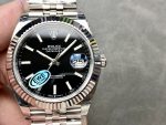 Rolex Datejust 41mm Stainless Steel 126334 0018 Black Index Jubilee - Image 3