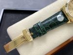 Rolex Day Date 36 Yellow Gold Champagne Dial 118138 0125 Green Strap - Image 10