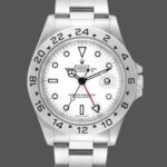 Rolex Explorer II 16570 Stainless Steel White Dial 40MM Mens Replica Watch