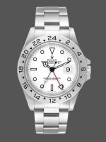 Rolex Explorer II 16570 Stainless Steel White Dial 40MM Mens Replica Watch