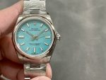Rolex Oyster Perpetual 31 Turquoise Blue Dial 277200 0007 Women's Watch - Image 3