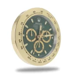 Rolex Daytona Gold & Green Wall Clock - Image 2