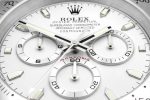 Rolex Daytona Silver & White Wall Clock - Image 4