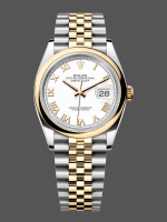 Rolex Datejust 36 Two Tone White Dial Roman Numerals 126203 0029