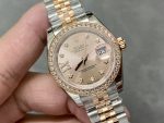 Rolex Datejust 28 Oystersteel and Everose Gold m279381rbr 0027 Women's Watch - Image 4