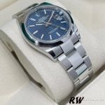 Rolex Datejust 126200 Blue Motif Wave Dial Stainless Steel 36MM Unisex Replica Watch - Image 3