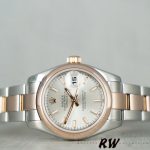Rolex Datejust 179161 Stainless Steel and Everose Gold Silver Index Dial 26MM Lady Replica Watch - Image 4