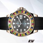 Rolex Yacht-Master 116695 Black Rubber Strap Grey Dial 40MM Mens Replica Watch - Image 5