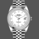Rolex Datejust 126200 Stainless Steel White Roman Dial 36MM Unisex Replica Watch