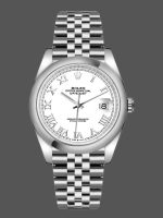 Rolex Datejust 126200 Stainless Steel White Roman Dial 36MM Unisex Replica Watch