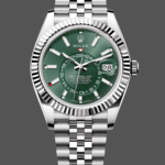 Rolex Sky Dweller 42 White Gold Fluted Bezel 336934 0002 Men's Watch