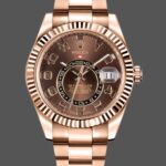 Rolex Sky-Dweller 326935 Everose Gold Chocolate Arabic Dial 42mm Mens Replica Watch
