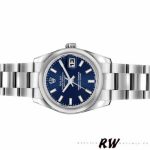 Rolex Datejust 179160 Domed Bezel Blue Index Dial 26MM Lady Replica Watch - Image 4