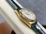 Rolex Day Date 36 White Dial 118135 0123 Green Leather Watch - Image 8
