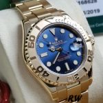Rolex Yacht-Master 169628 Yellow Gold Blue Dial 29MM Lady Replica Watch - Image 3