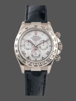 Rolex Daytona 116519 Meteorite Dial Leather strap 40mm Mens Replica Watch