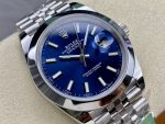 Rolex Datejust 41 Blue Fluted Dial Stainless Steel Jubilee Bracelet 126300 0002 - Image 4