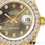 Rolex Pearlmaster 80298 Yellow Gold MOP Dial 29MM Lady Replica Watch - Image 2