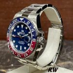 Rolex GMT-Master II 126719BLRO White Gold Blue Dial 40mm Mens Replica Watch - Image 4