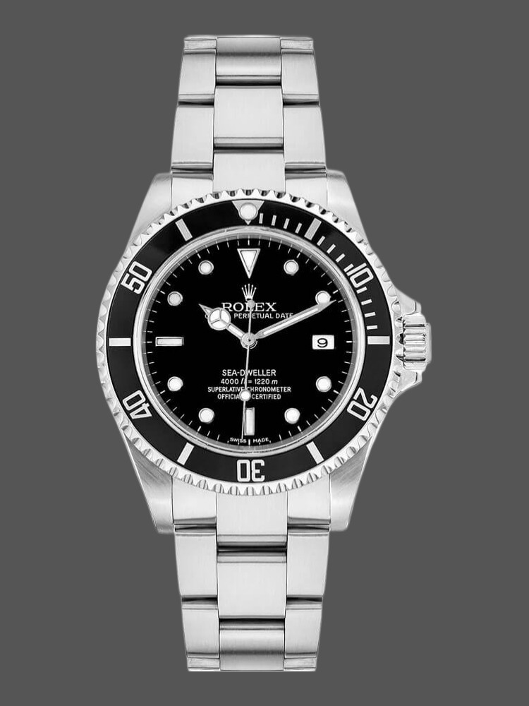 6DCE99CB-7AA7-2BD5-227C-EE69FF073995 Rolex Sea-Dweller Deepsea 16600 Stainless Steel D-Blue Black Dial 40MM Mens Replica Watch - Image 1