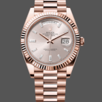 Rolex Day-Date 228235 Sundust Index Dial Fluted Bezel 40mm Mens Replica Watch