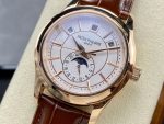 Replica Patek Philippe Complications Rose Gold 5205R 001 40mm Mens Watch - Image 5