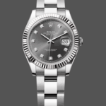 Rolex Datejust 31 Stainless Steel and White Gold Grey Dial M278274 Women's Watch