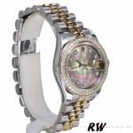 Rolex Datejust 179383 Black Mother Of Pearl Dial 26MM Lady Replica Watch - Image 2
