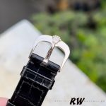 Rolex Cellini Dual Time 50529 Silver Sunburst Dial Black Leather Strap 39mm Mens Replica Watch - Image 16