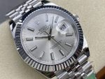 Rolex Datejust 41mm Stainless Steel 126334 0004 Silver Index Jubilee Mens Watch - Image 4