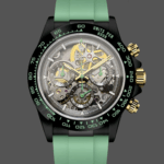 Rolex Daytona PVD Ceramic Bezel GET Best Edition Green Rubber Strap