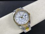 Rolex Sky Dweller 42mm White Dial Stick Markers m336933 0005 Men's Watch - Image 6