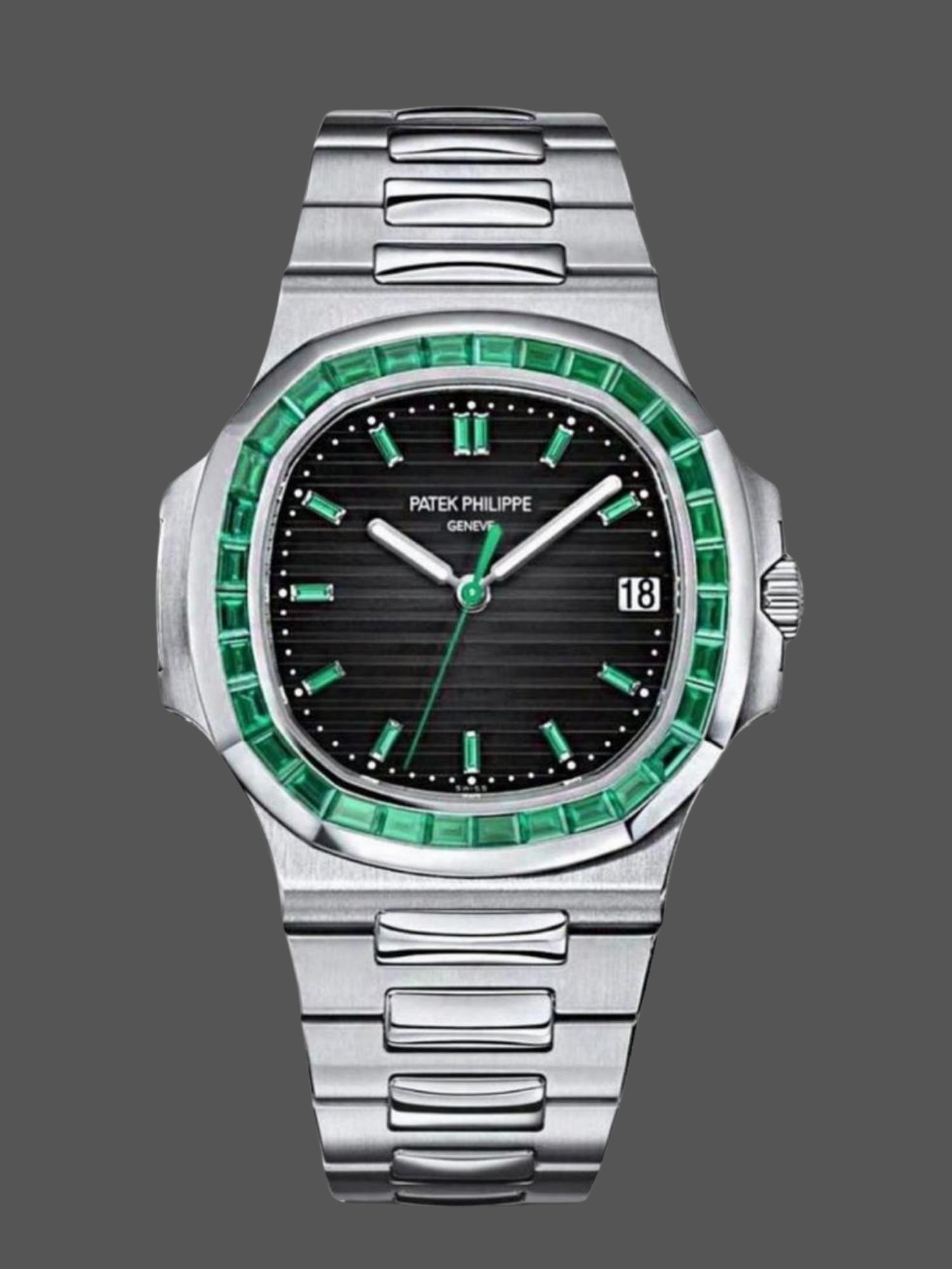 6FB4A07B-760D-5568-B527-CC7F586E329C Replica Patek Philippe Nautilus 5711 113P 40mm Mens Watch - Image 1