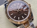 Rolex Datejust 41 Everose Gold Automatic 126331 0001 Chocolate Men's Watch - Image 4