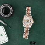 Rolex Datejust 179171 Silver Diamonds Dial Fluted Bezel 26MM Lady Replica Watch - Image 4